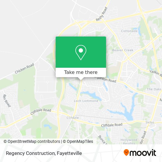 Regency Construction map