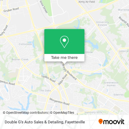 Mapa de Double G's Auto Sales & Detailing