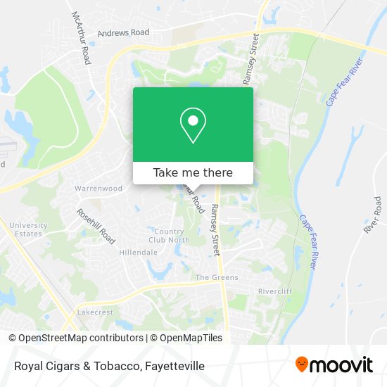 Royal Cigars & Tobacco map