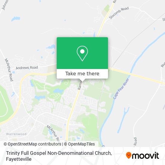 Trinity Full Gospel Non-Denominational Church map