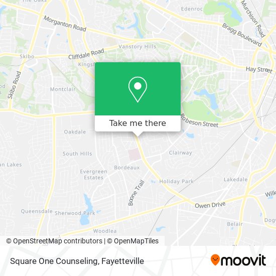 Mapa de Square One Counseling