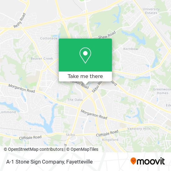 A-1 Stone Sign Company map