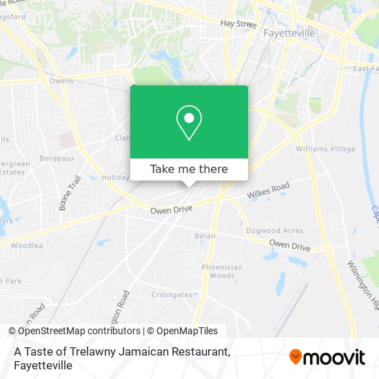 A Taste of Trelawny Jamaican Restaurant map