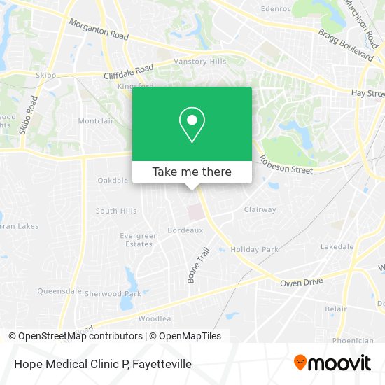 Hope Medical Clinic P map