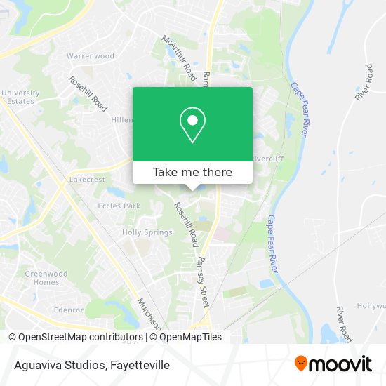 Aguaviva Studios map