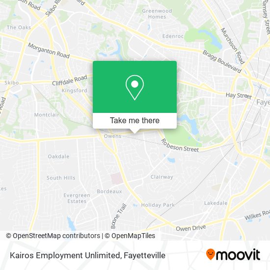 Kairos Employment Unlimited map