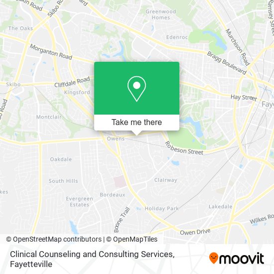 Mapa de Clinical Counseling and Consulting Services