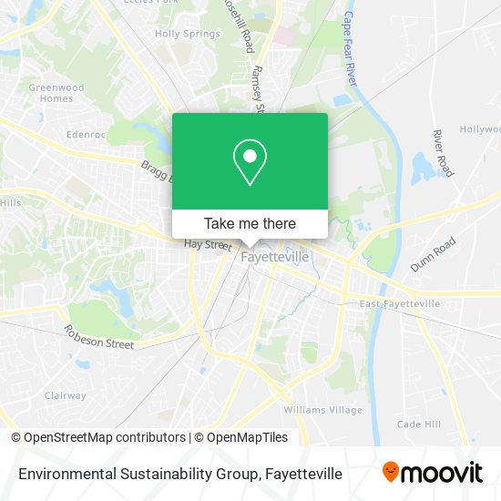 Environmental Sustainability Group map