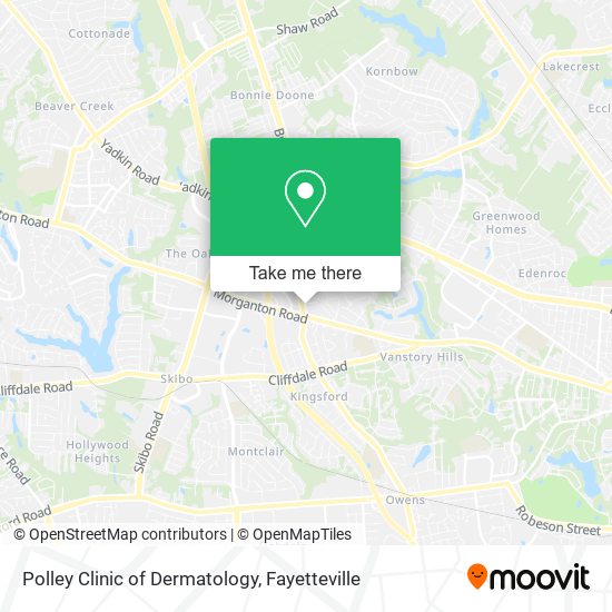 Polley Clinic of Dermatology map