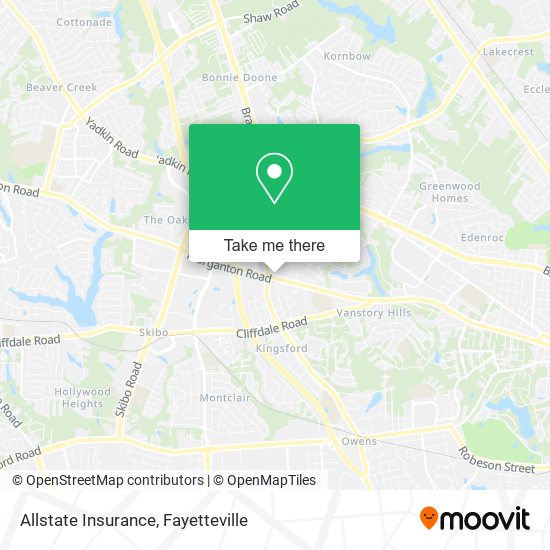 Allstate Insurance map