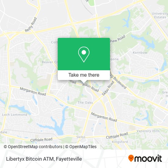 Libertyx Bitcoin ATM map