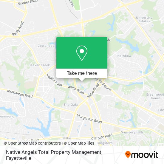 Native Angels Total Property Management map