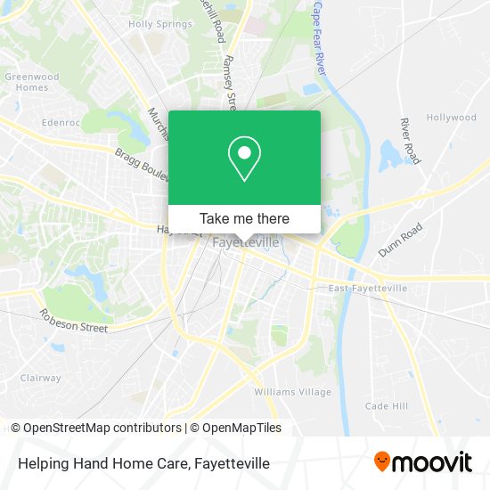 Helping Hand Home Care map