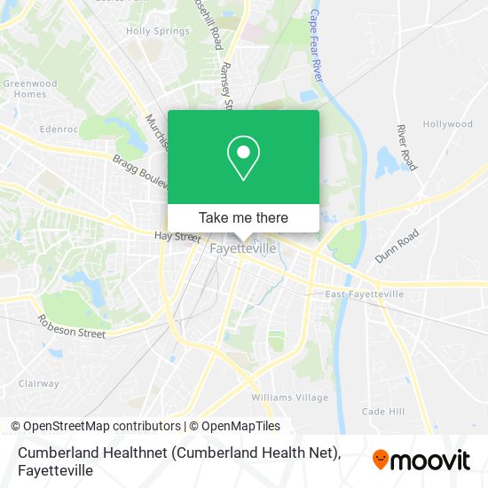 Cumberland Healthnet (Cumberland Health Net) map