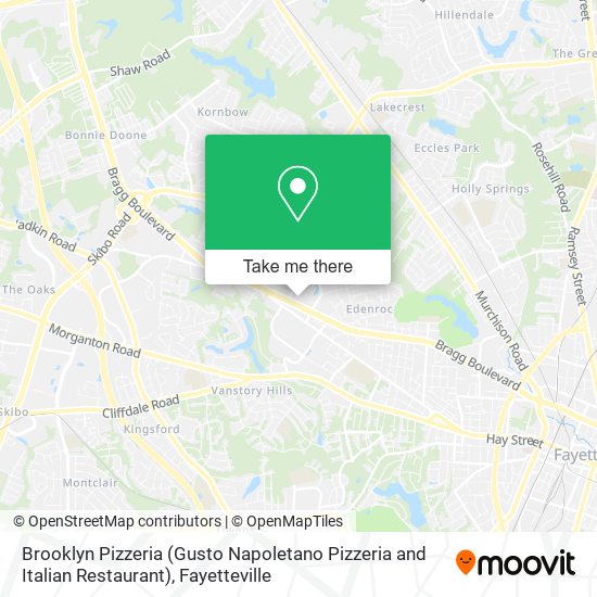 Brooklyn Pizzeria (Gusto Napoletano Pizzeria and Italian Restaurant) map