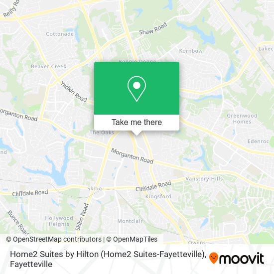 Home2 Suites by Hilton (Home2 Suites-Fayetteville) map