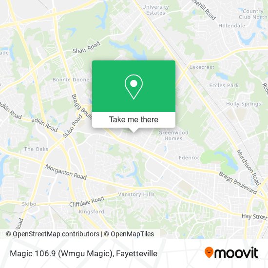 Magic 106.9 (Wmgu Magic) map