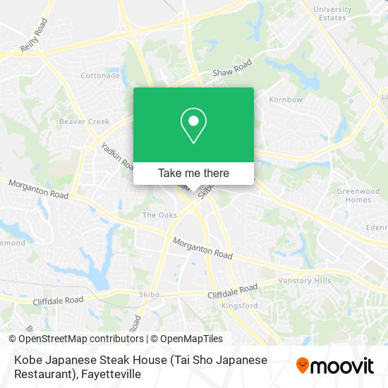 Mapa de Kobe Japanese Steak House (Tai Sho Japanese Restaurant)