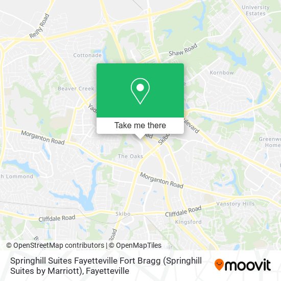 Springhill Suites Fayetteville Fort Bragg (Springhill Suites by Marriott) map