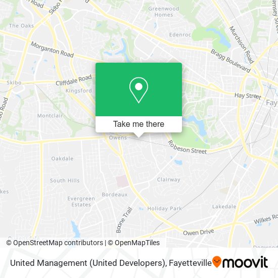 Mapa de United Management (United Developers)