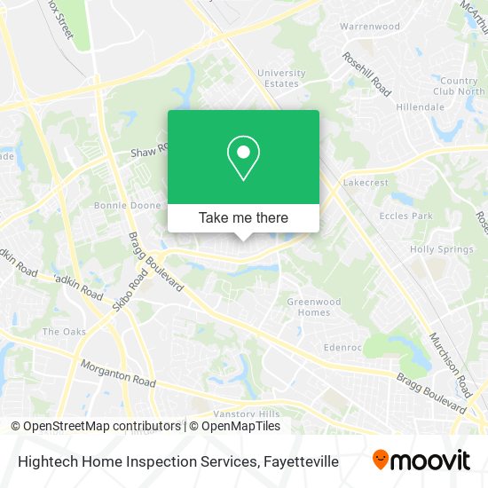Hightech Home Inspection Services map