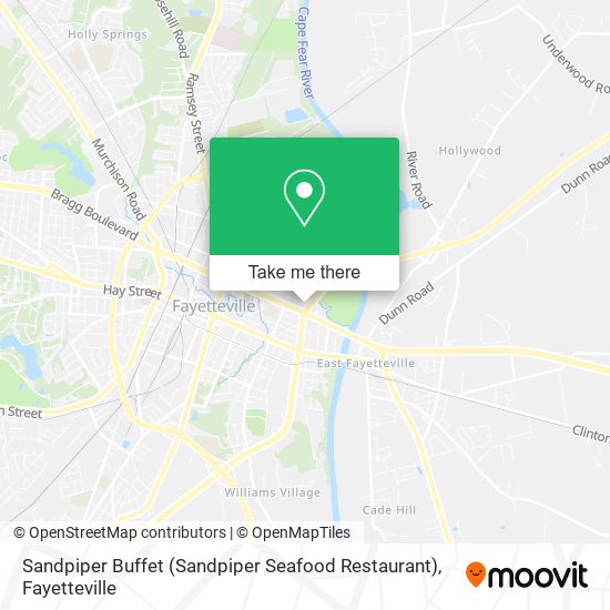 Mapa de Sandpiper Buffet (Sandpiper Seafood Restaurant)