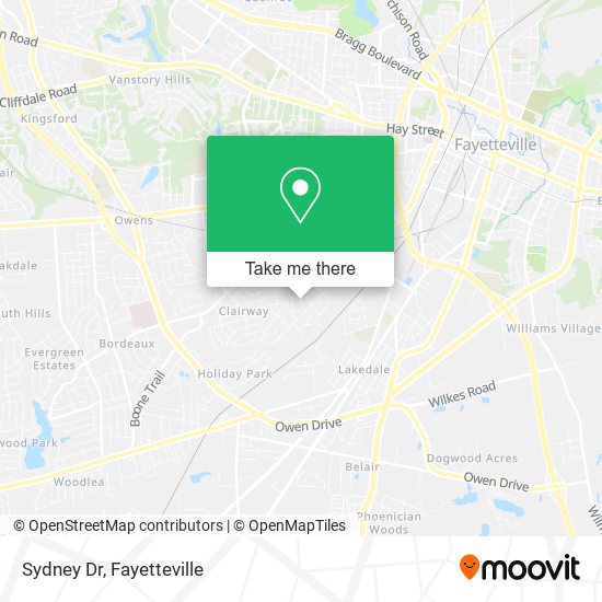 Sydney Dr map