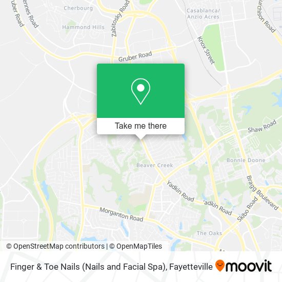 Mapa de Finger & Toe Nails (Nails and Facial Spa)