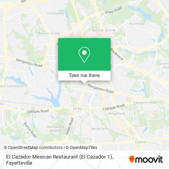 El Cazador Mexican Restaurant (El Cazador 1) map