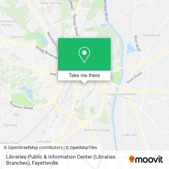 Mapa de Libraries-Public & Information Center (Libraries Branches)