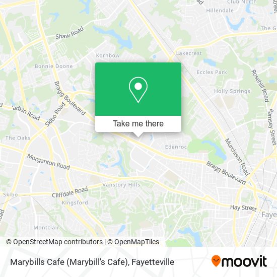 Marybills Cafe (Marybill's Cafe) map