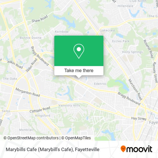 Mapa de Marybills Cafe (Marybill's Cafe)