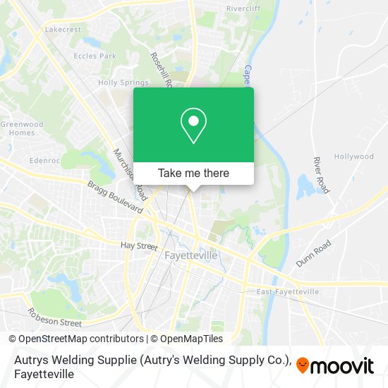 Mapa de Autrys Welding Supplie (Autry's Welding Supply Co.)