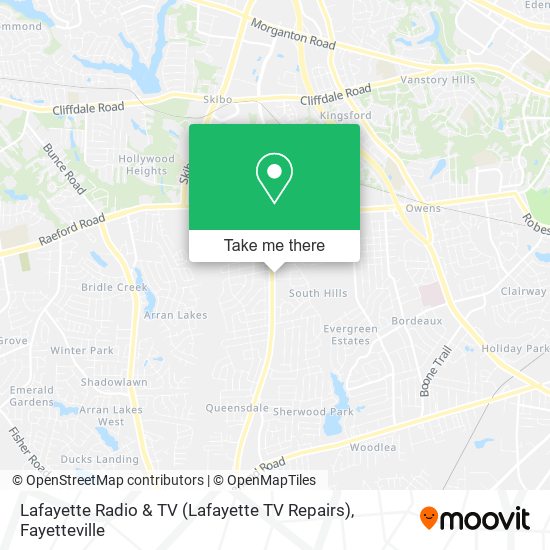 Lafayette Radio & TV (Lafayette TV Repairs) map