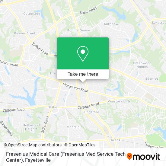 Mapa de Fresenius Medical Care (Fresenius Med Service Tech Center)