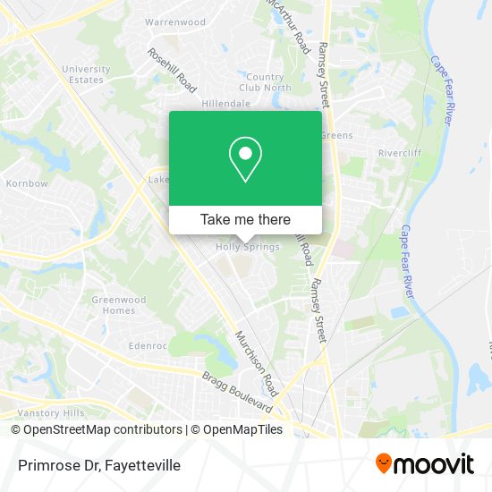 Mapa de Primrose Dr
