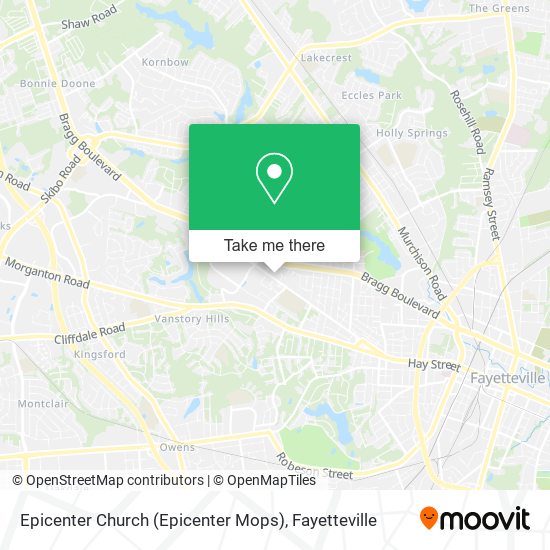 Mapa de Epicenter Church (Epicenter Mops)