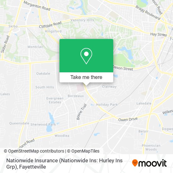 Nationwide Insurance (Nationwide Ins: Hurley Ins Grp) map
