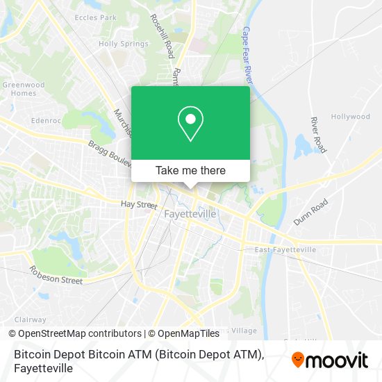 Mapa de Bitcoin Depot Bitcoin ATM