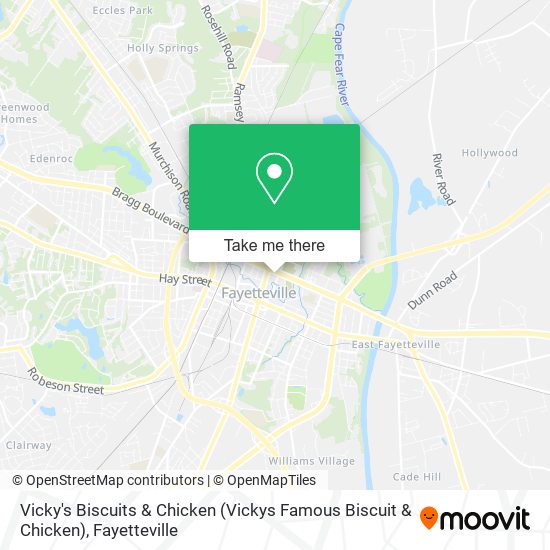 Vicky's Biscuits & Chicken (Vickys Famous Biscuit & Chicken) map