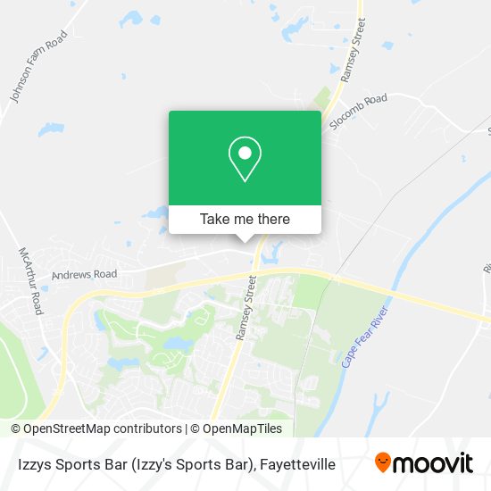 Izzys Sports Bar (Izzy's Sports Bar) map