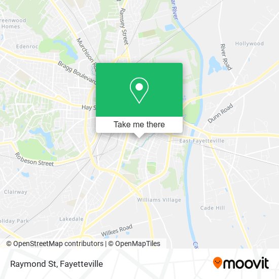 Mapa de Raymond St