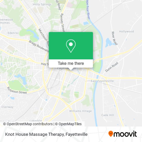 Knot House Massage Therapy map