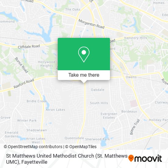 St Matthews United Methodist Church (St. Matthews UMC) map