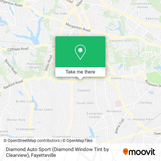 Diamond Auto Sport (Diamond Window Tint by Clearview) map