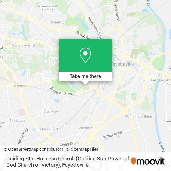 Mapa de Guiding Star Holiness Church (Guiding Star Power of God Church of Victory)