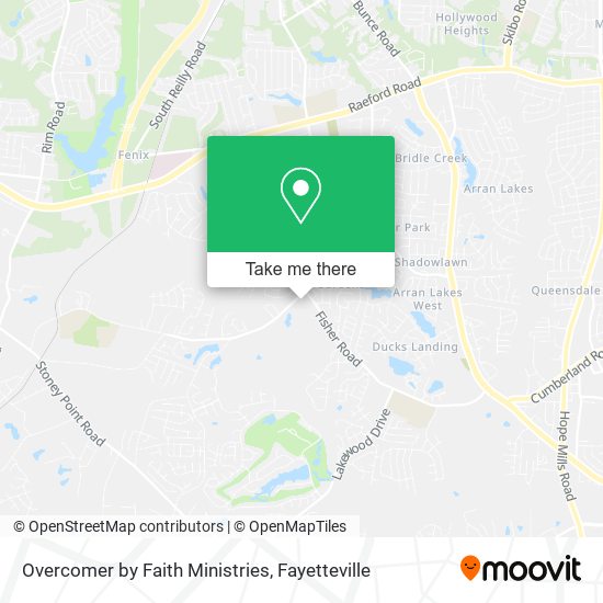 Overcomer by Faith Ministries map