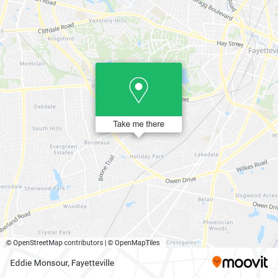 Mapa de Eddie Monsour