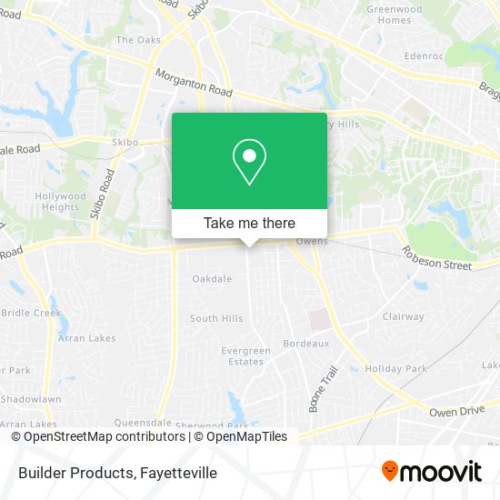 Mapa de Builder Products