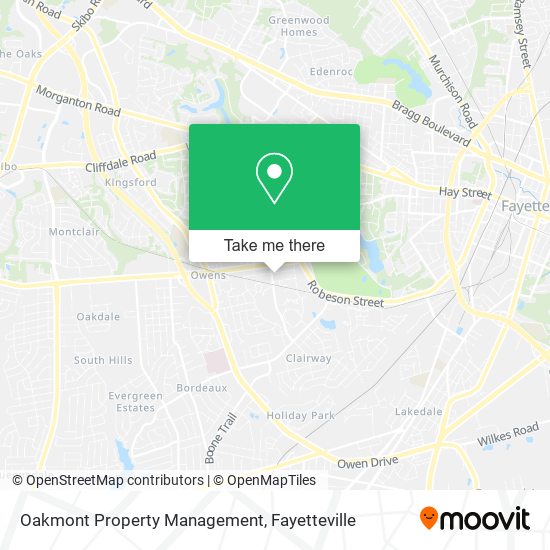 Mapa de Oakmont Property Management